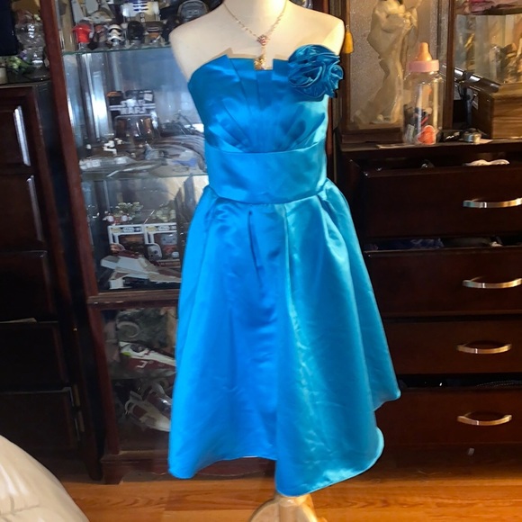 Dresses & Skirts - Blue never used dress size 10 with corset to adjust